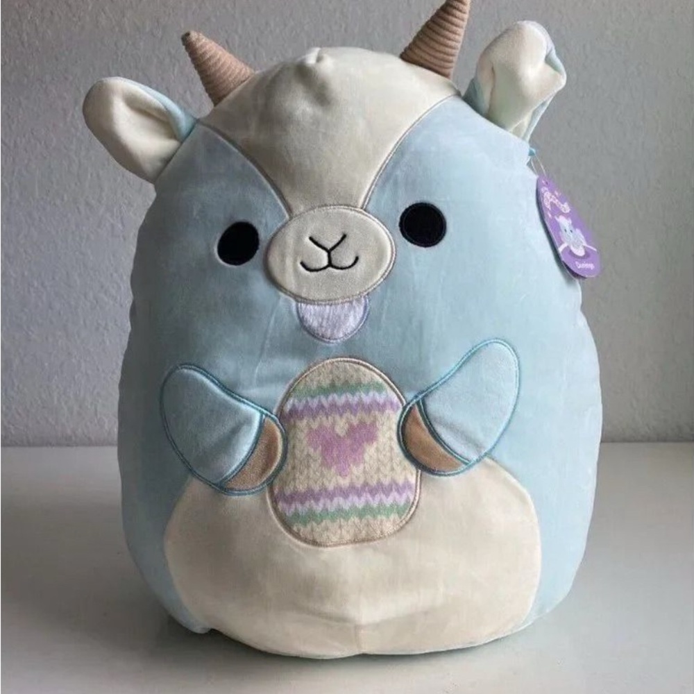 Squishmallows Domingo The Blue Goat Easter Squad 8in